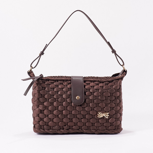 New Arrival Fashion Woven Crossbody Bag – Trendy Straw Shoulder Purse with Versatile 2-in-1 Strap, A Lightweight Summer Essential for Vacation, Commute & Everyday Style