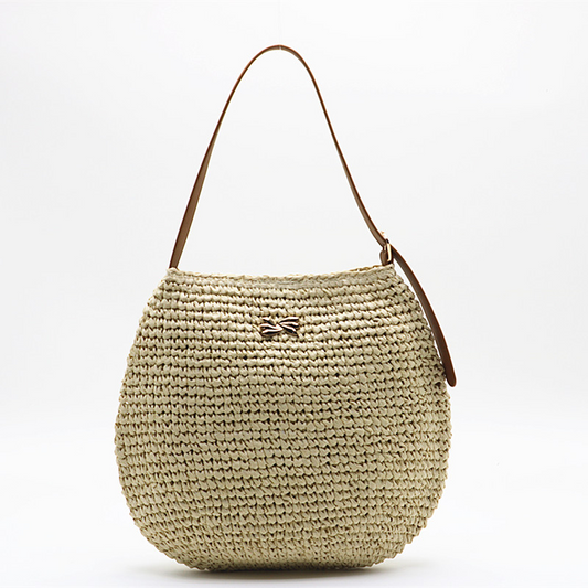 New Arrival Versatile Woven Straw Bag – 3-in-1 Handheld, Shoulder & Crossbody Tote, A Lightweight Summer Essential for Beach, Travel & Everyday Style