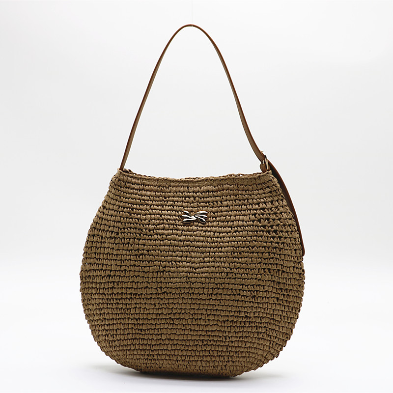 New Arrival Versatile Woven Straw Bag – 3-in-1 Handheld, Shoulder & Crossbody Tote, A Lightweight Summer Essential for Beach, Travel & Everyday Style