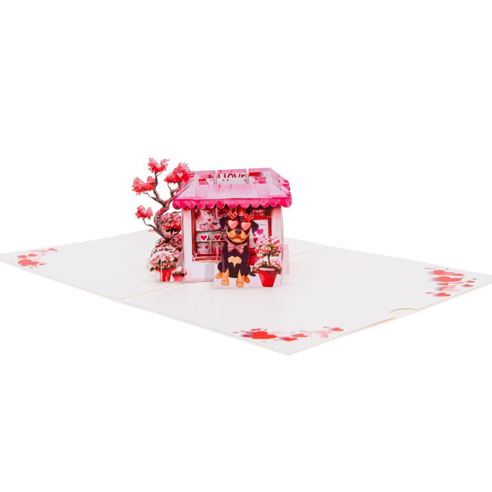 2026 New Valentine’s Day 3D Pop-up Heart Card – Elegant Foldable Love Greeting, Premium Design with Envelope